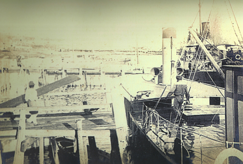MUELLE, PUERTO Y ADUANA DE ASUNCIÓN (COLECCIÓN DE JAVIER YUBI)